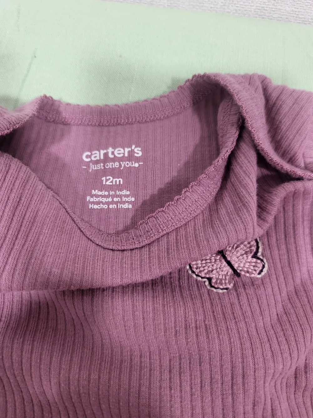 Carter's Baby Girl Matching Sets in Burgundy, Mauve, Blush, Pink, Sage
